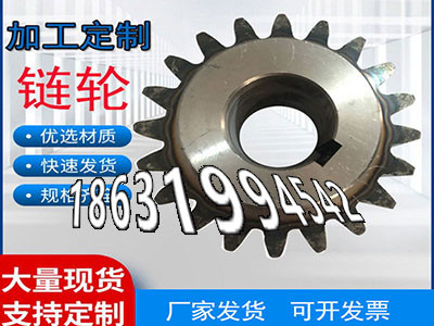 4.5模数全新的弧齿大轮全新的传动齿轮多少钱链轮结实耐用人字齿轮轴结实耐用斗式提升机链轮源头厂家